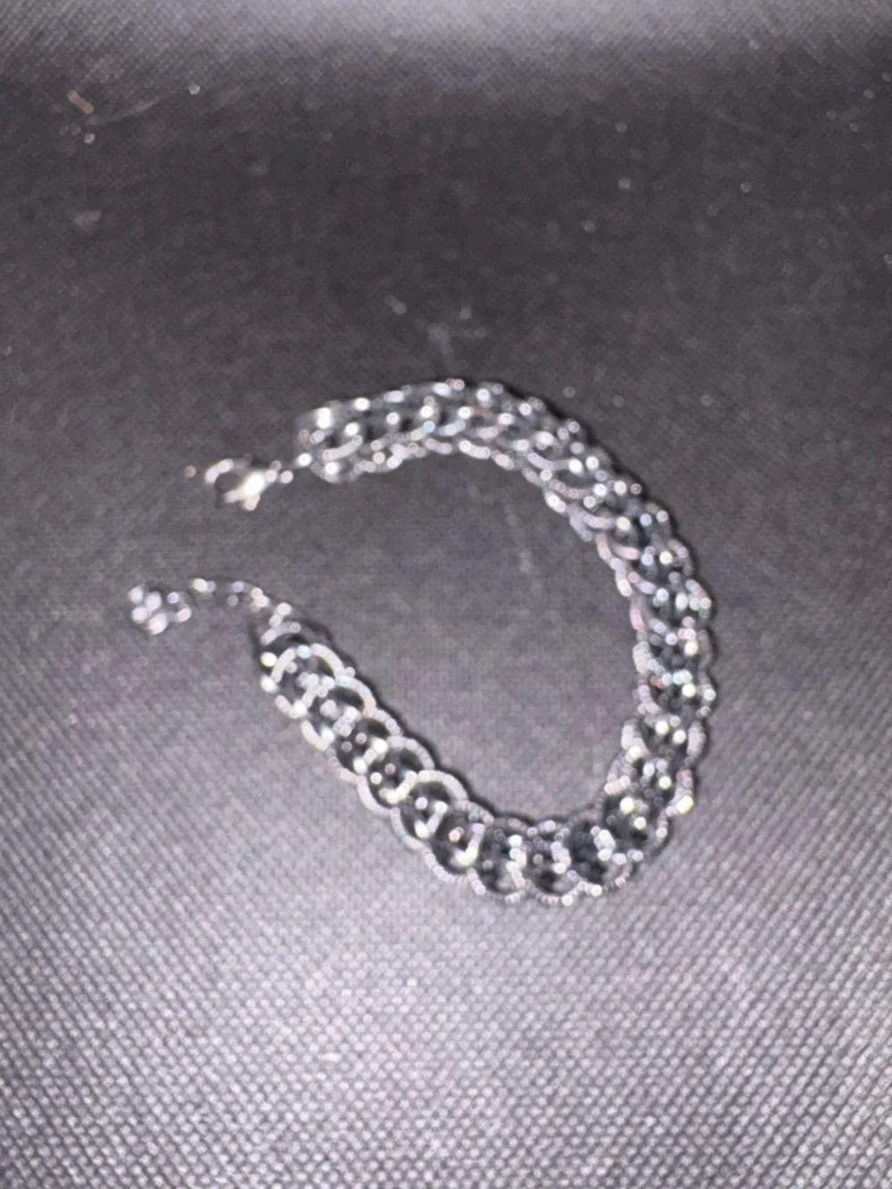 Simply Vera Vera Wang Silver-Tone Double Chain Bracelet - Picture 2 of 2